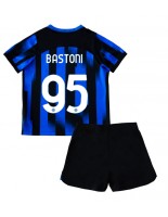 Inter Milan Alessandro Bastoni #95 Kotipaita Lasten 2023-24 Lyhythihainen (+ shortsit)